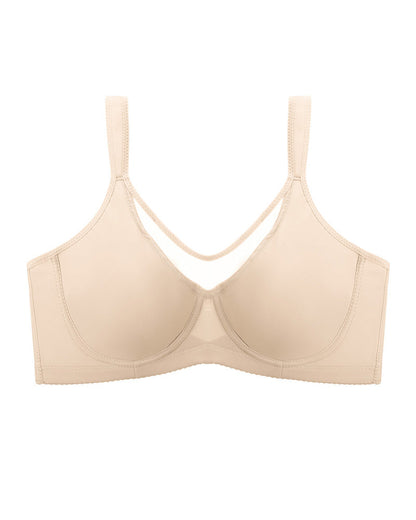 Full-Cup Plus Size Underwire Support Unpadded Bra