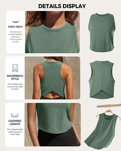 Casual Sports Round Neck Sleeveless Breathable Vest