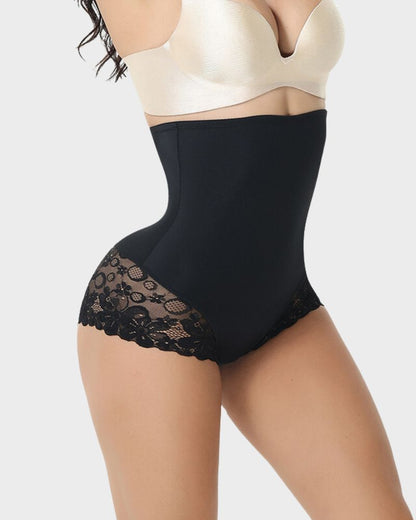 Floralshe® Ultra High Waist Lace Shaping Brief