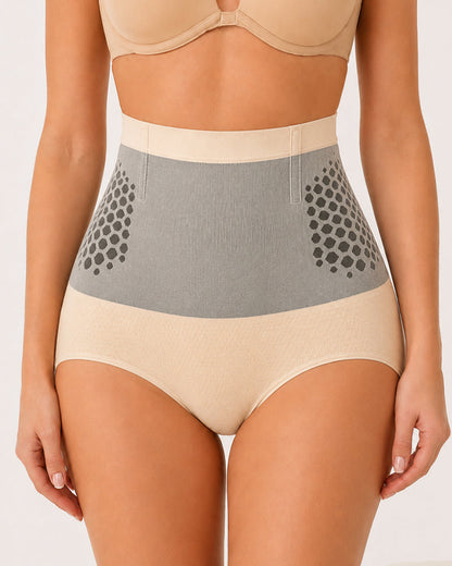 Two Pack High Waist Elastic Tummy Control Shaping Panties