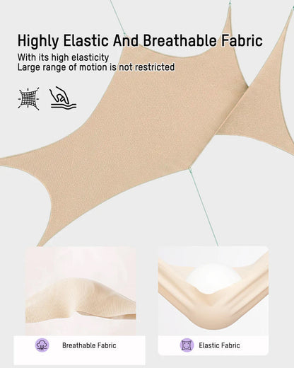 Deep V Tummy Control Seamless Easy-to-Wear Bodysuit Shaper