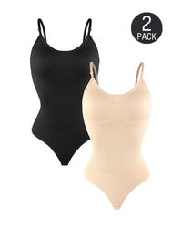 [2-Pack]Nude+Black