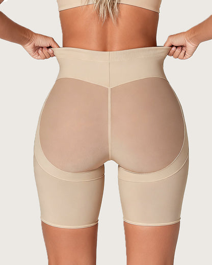 Tummy-flattening Firming Butt-lifting Seamless Shaping Shorts