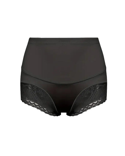 Women's High Waist Lace Thin Tummy Control Seamless Body Shaping Panties