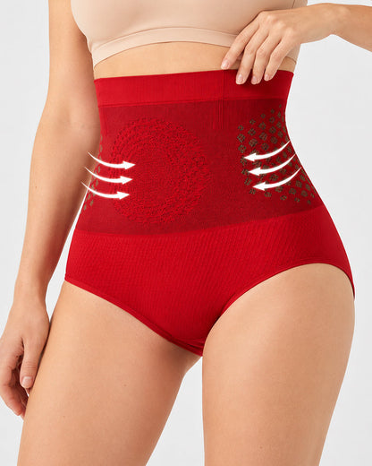 Two Pack High Waist Elastic Tummy Control Shaping Panties