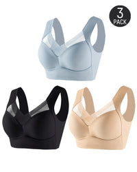 [3-Pack]Blue+Black+Nude